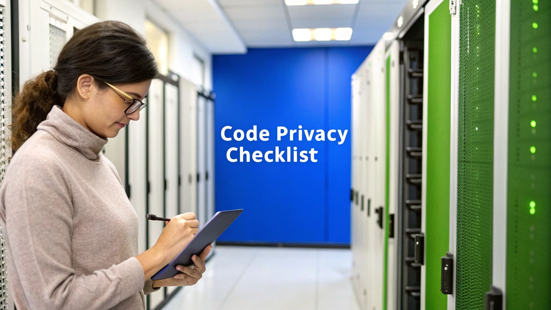 Developer reviewing code security with AI debugger
