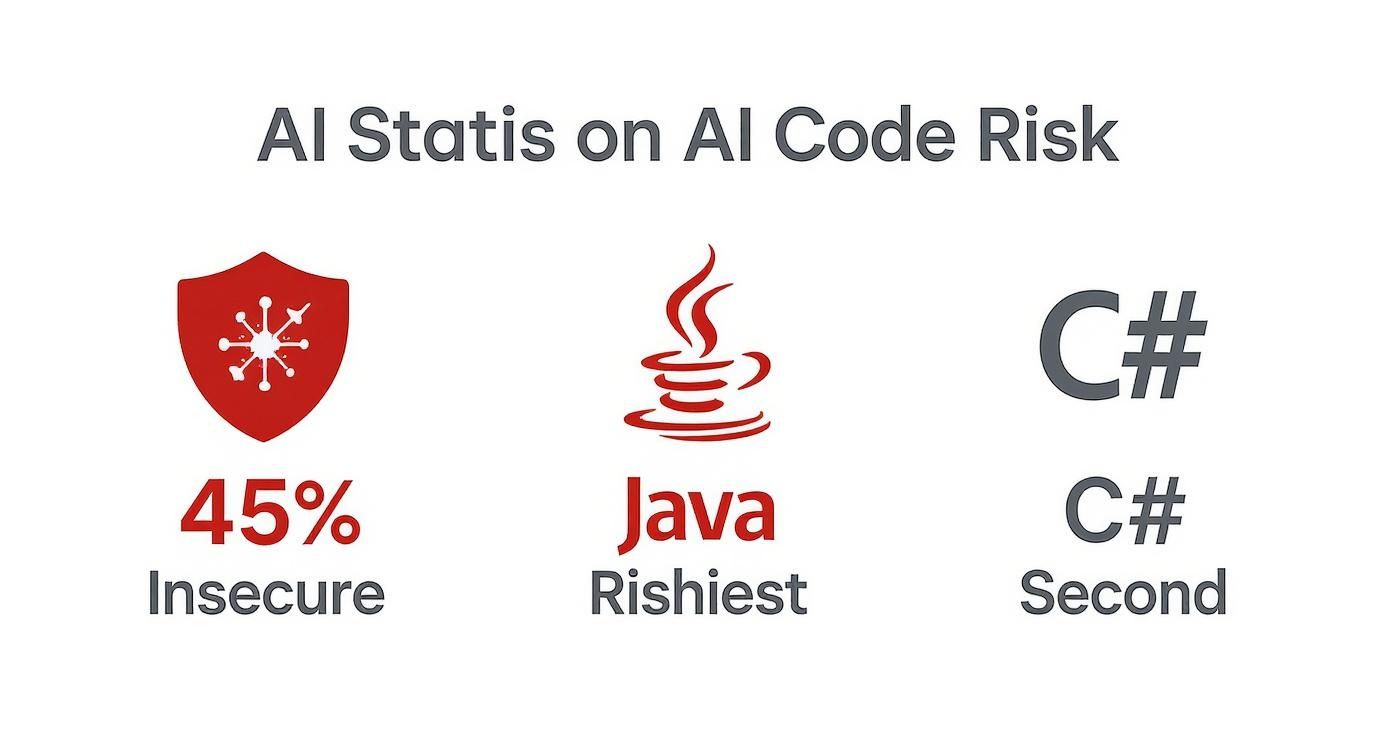 Infographic about ai generated code issues