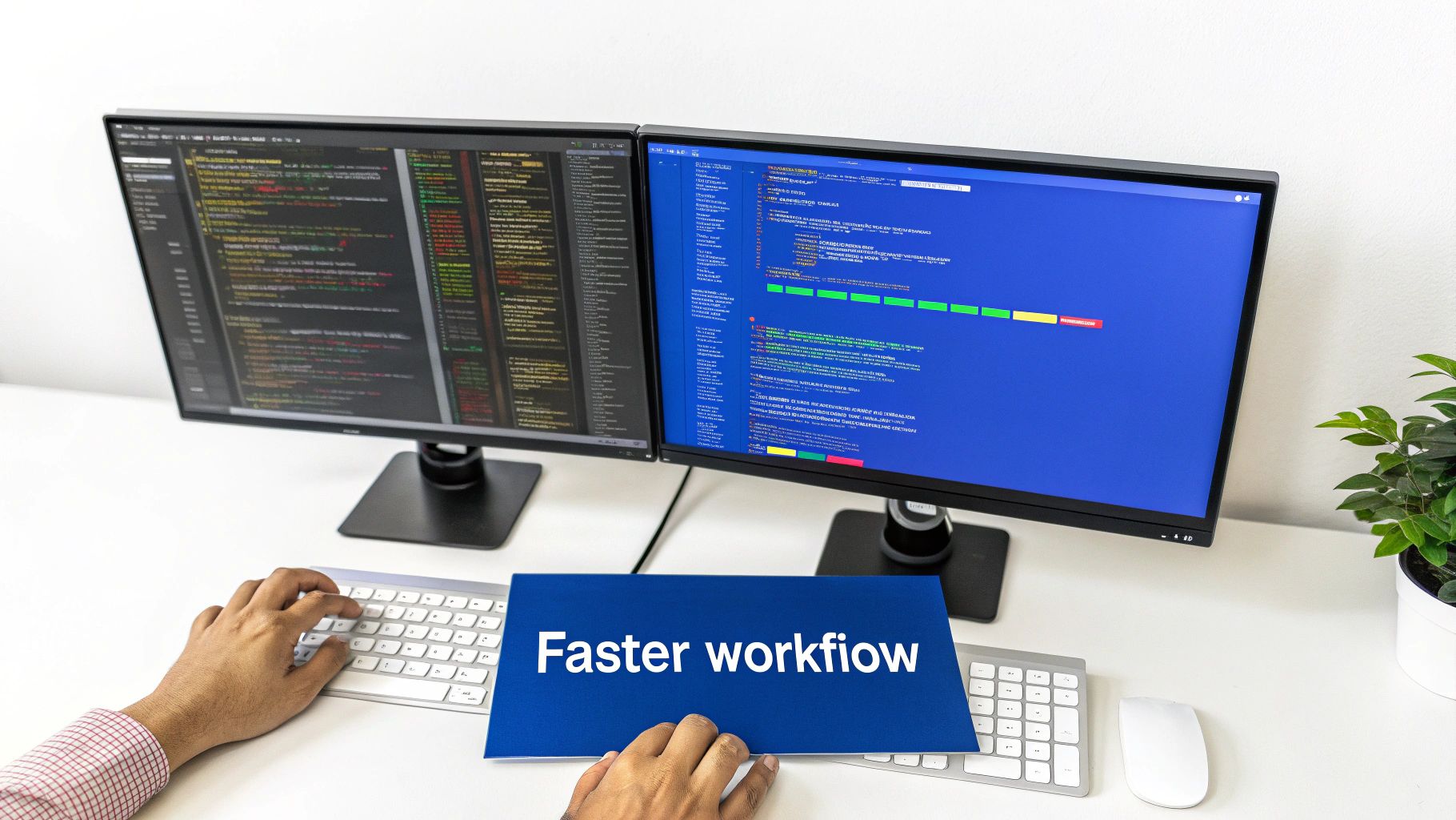 Developer workflow augmented by AI suggestions and automated tasks.