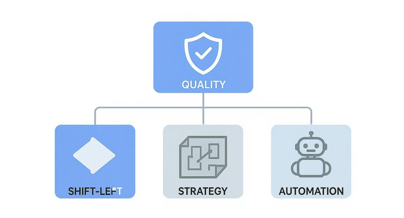 Infographic about software testing best practices